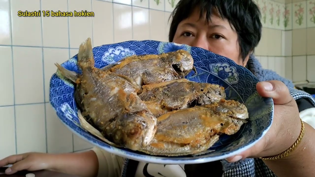 Ikan apa ini enak sekali ‼️ Sulastri 15  makan pake sambel dri si cece, tkw taiwan.