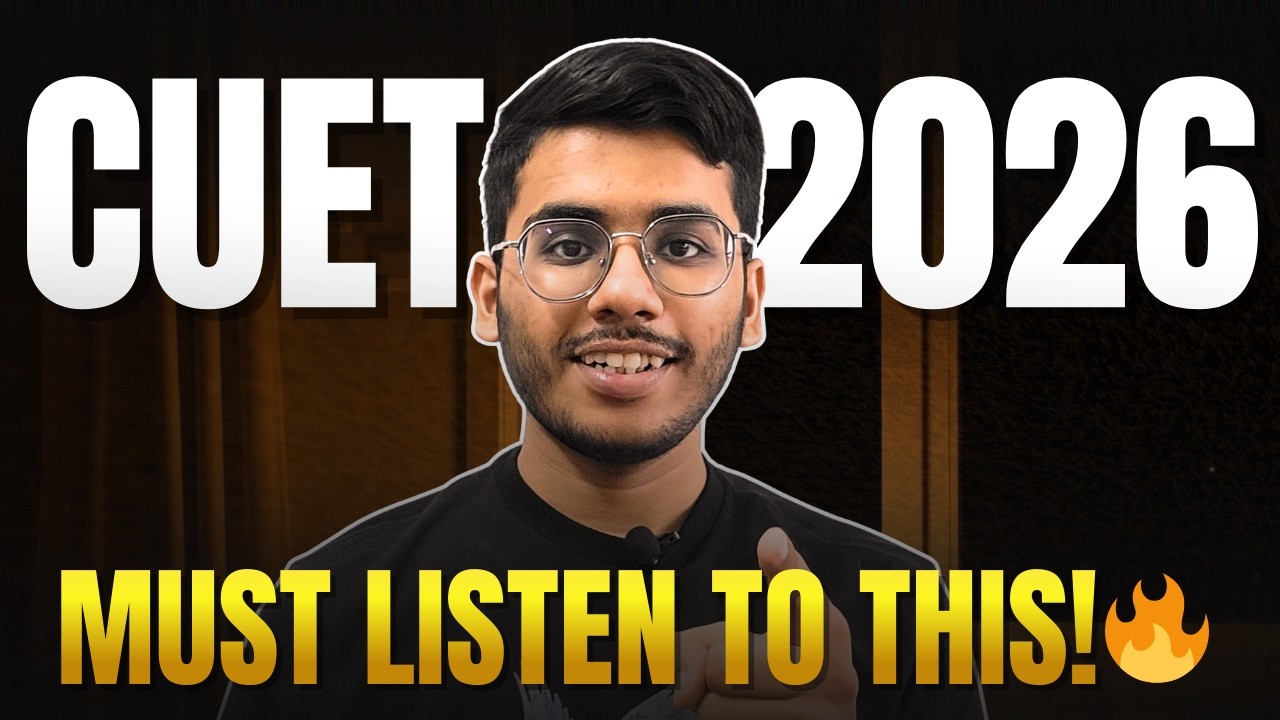 LISTEN TO THIS Before CUET 2026 🔥💯| 3 Important Tips before CUET PG 2026 | CUET 2026 Roadmap