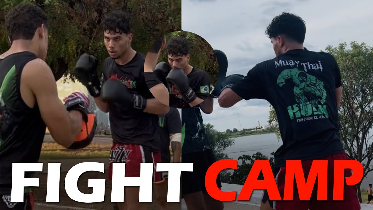 TREINO NA ORLA 🇹🇭🥊 PREPARAÇÃO FÍSICA! 