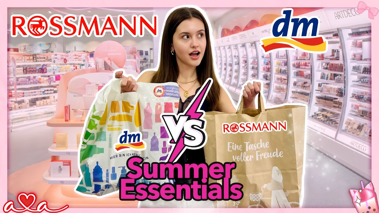 DM oder ROSSMANN? ౨ৎ let's go summer essentials self care shopping °❀⋆.ೃ࿔*:･Alles Ava Teen Life