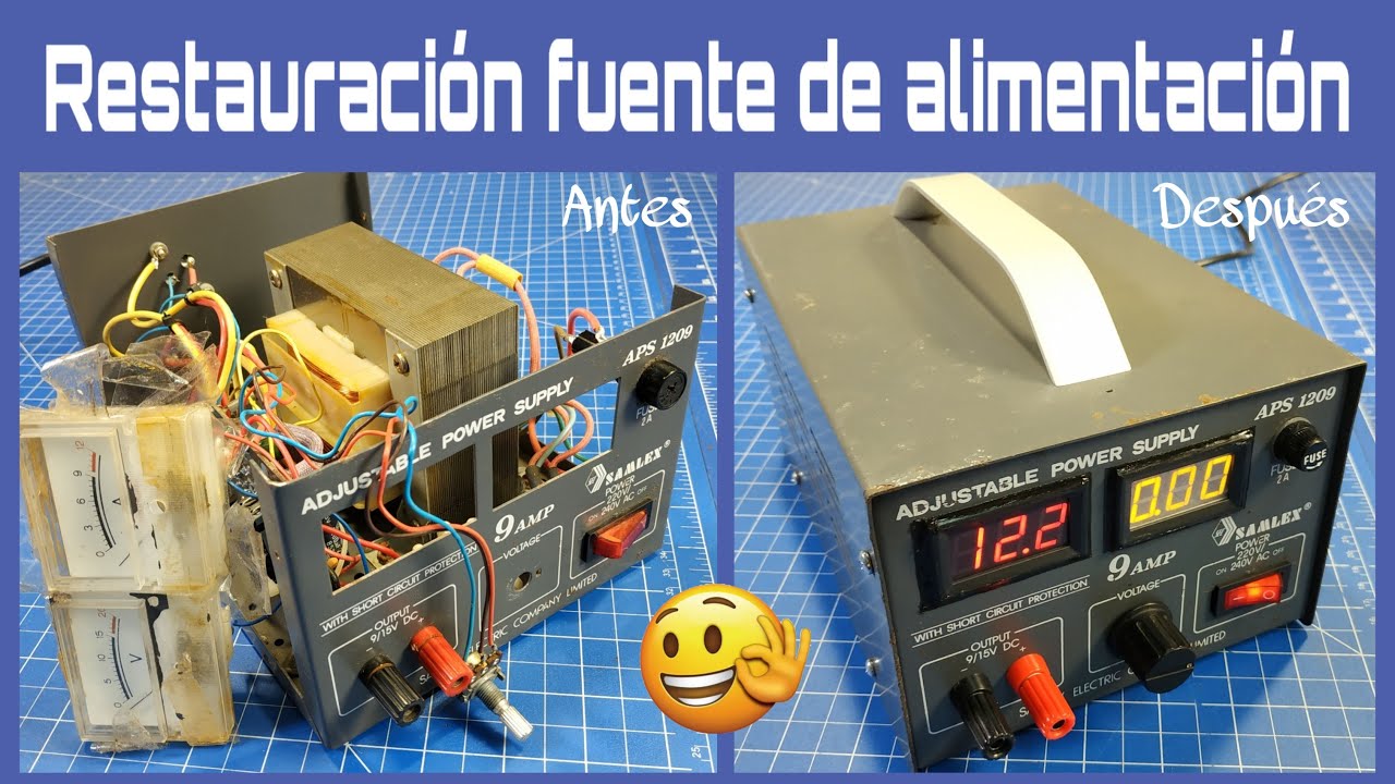 REPARACIÓN FUENTE DE ALIMENTACIÓN REGULABLE | PASO A PASO