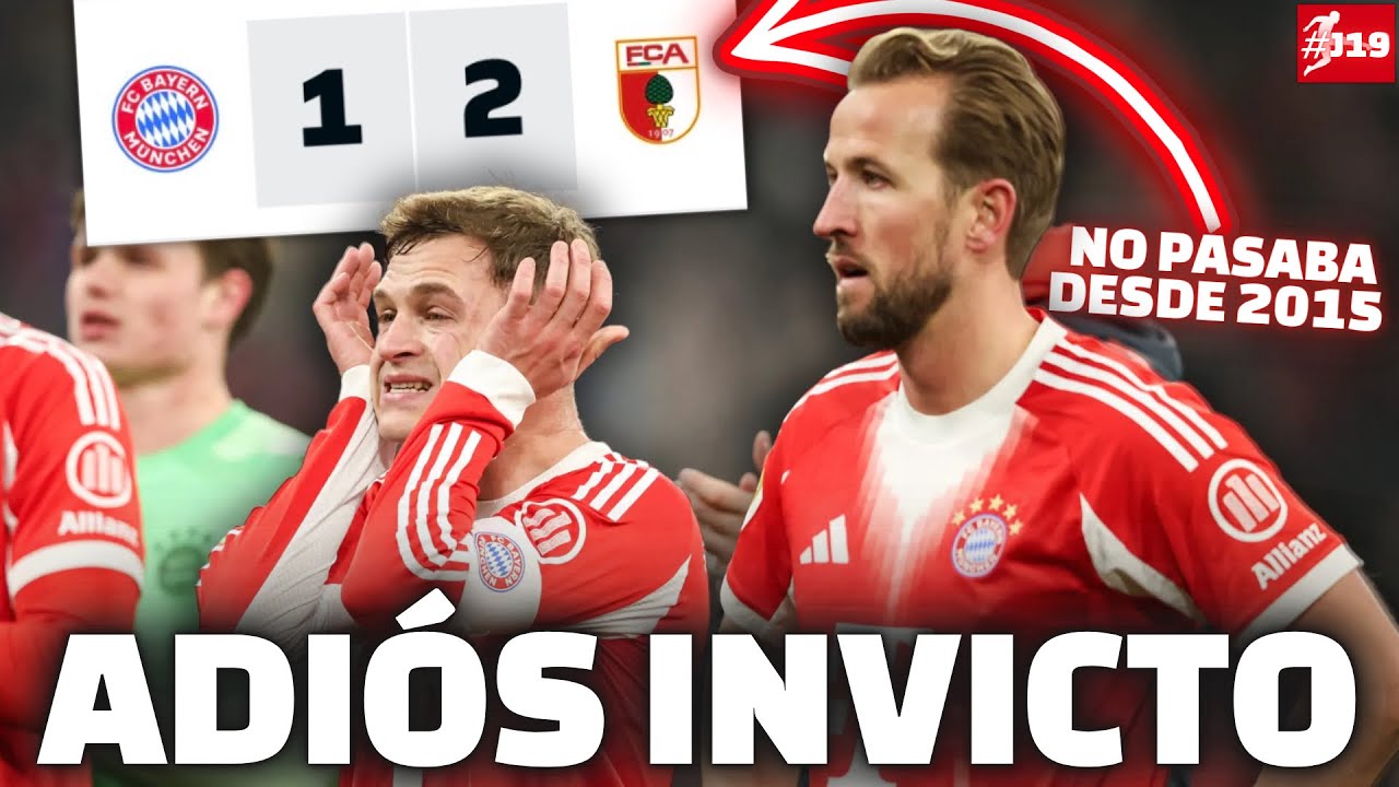 EL BAYERN PIERDE SU 1º PARTIDO DE LIGA: ADIÓS AL INVICTO