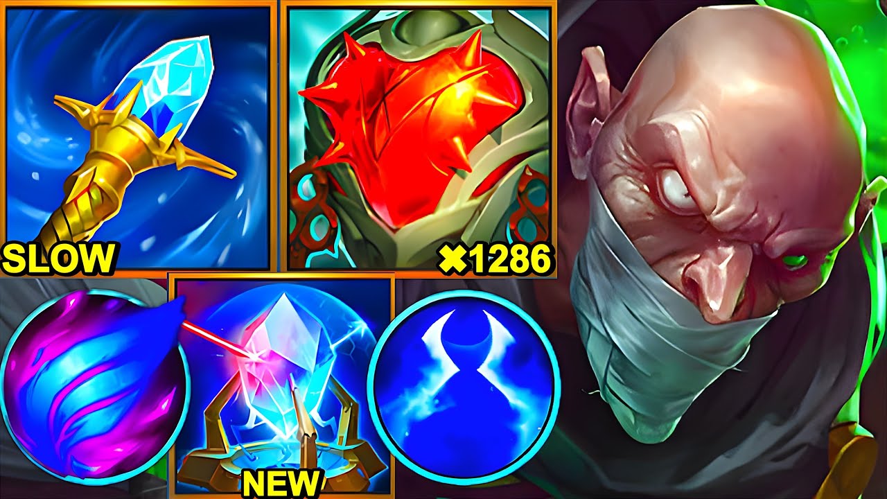 Wild Rift China Singed - NEW MAX TANK SINGED Build Runes - Heartsteel Broken OP Item