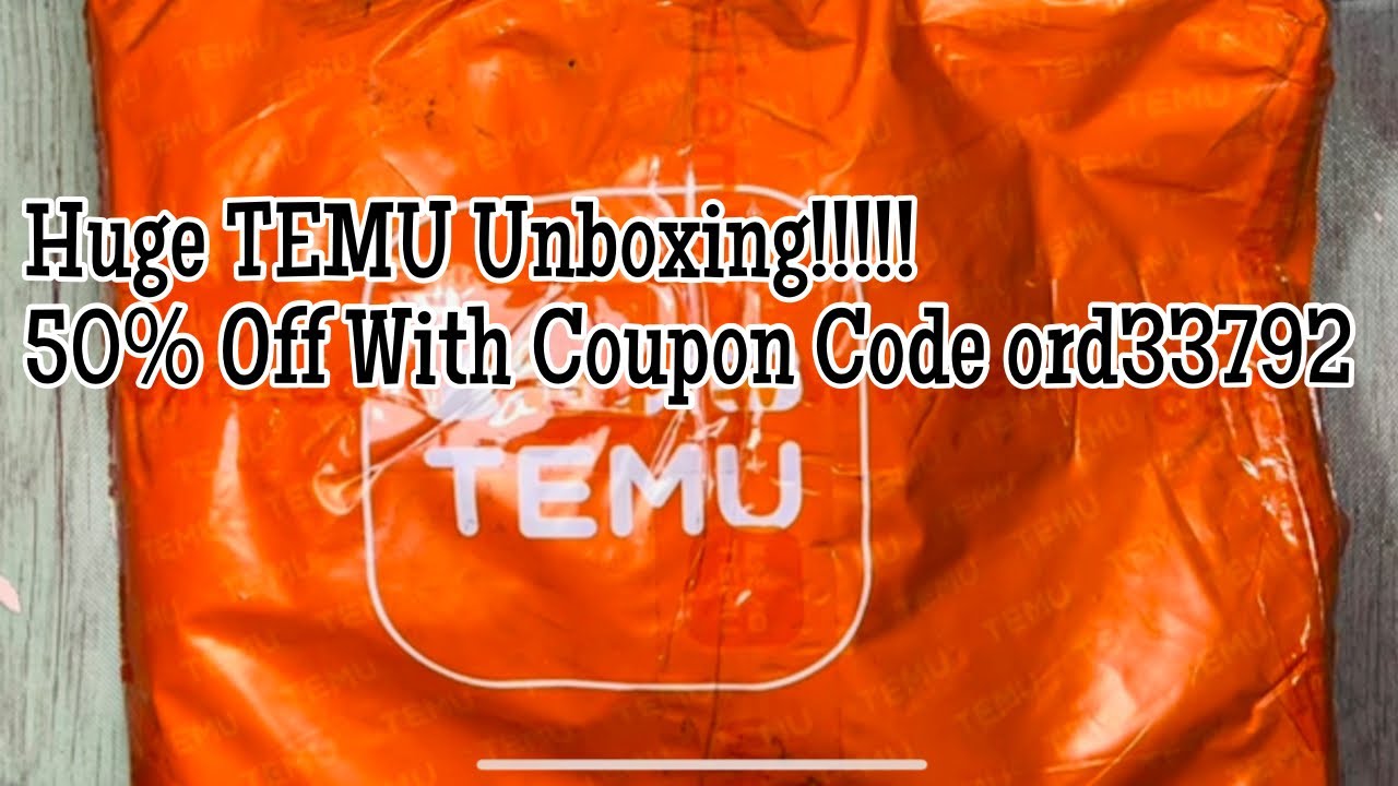 Huge Craft Supply Temu Unboxing!!!! | 50% Off Using Coupon Code ord33792 | Lace Covered Skies