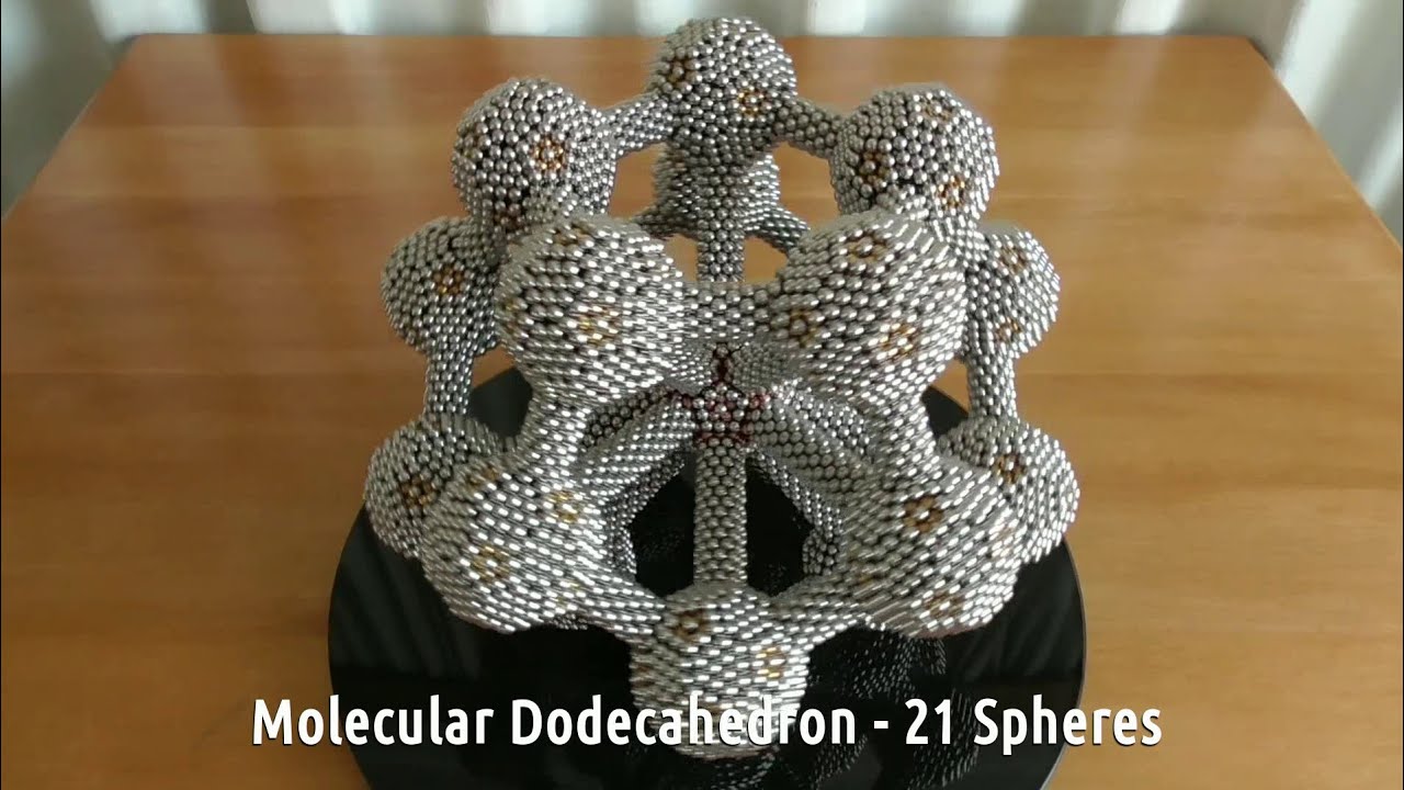 5 Large Molecular Polyhedrons of Icosidodecahedrons | Part Tutorial | Neodymium Magnetic Balls
