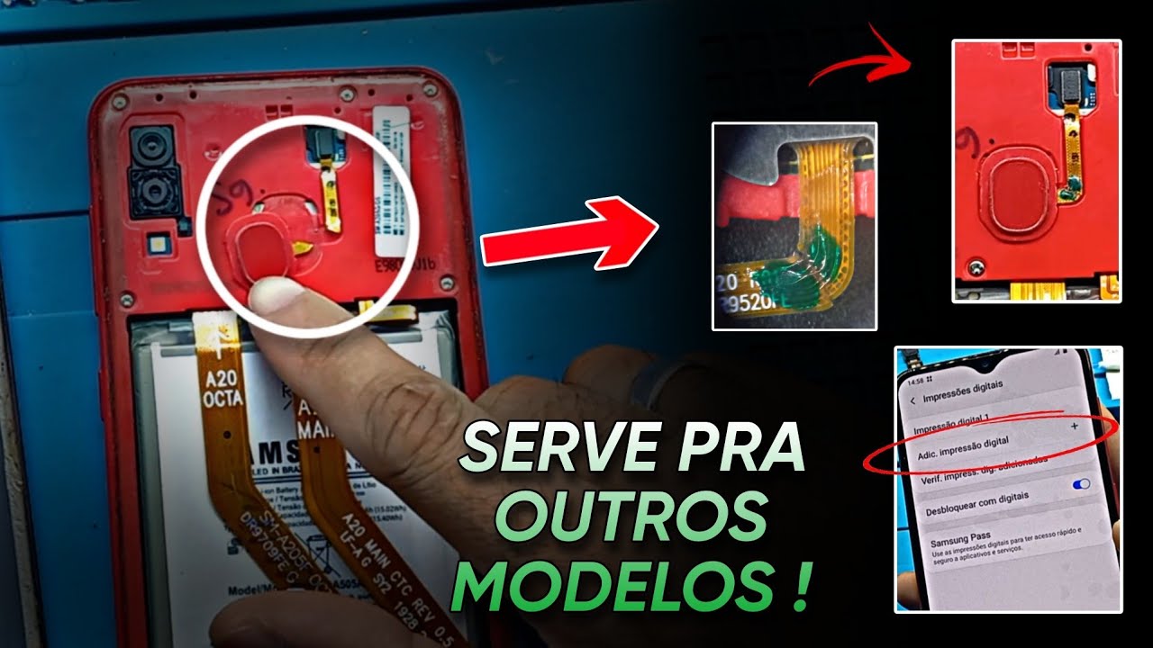 Recuperando Biometria Rasgada do Samsung A20 - Ser&aacute; que deu certo? Bora conferir! ✅️