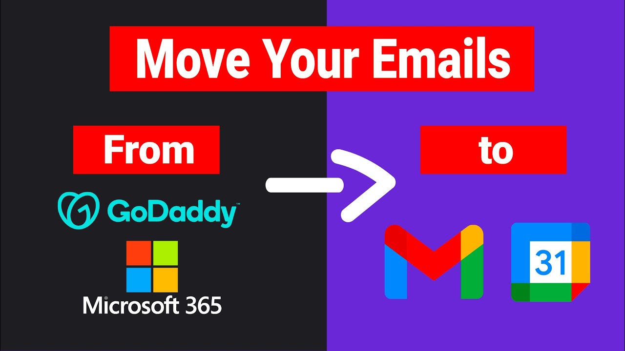 How To Move Your Emails from GoDaddy Microsoft 365 to Gmail Workspace | Step-by-Step Guide