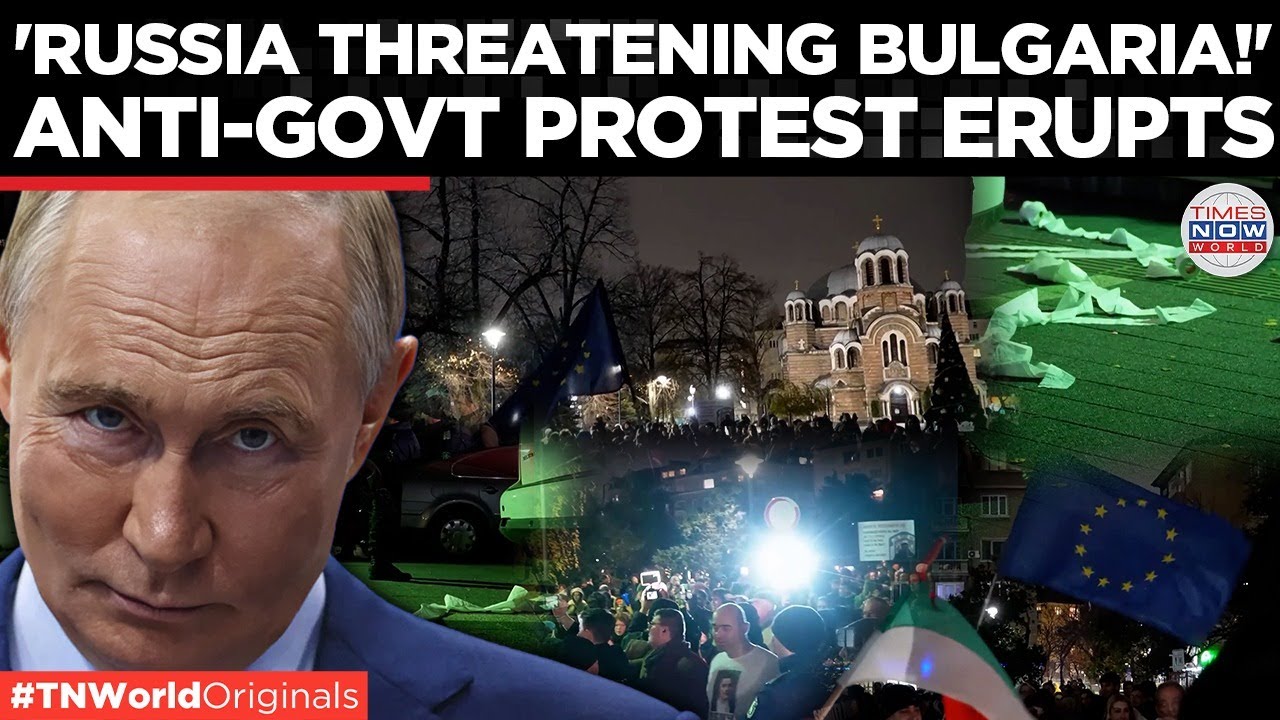 BULGARIA PROTEST: Protester Warns Of Russian Threat As Govt Fails To Protect Citizens
