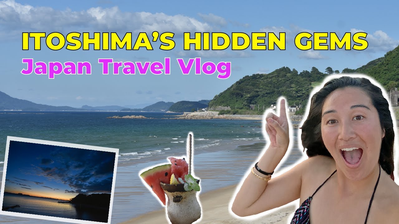 Japan Travel VLOG | Itoshima Hidden Cafe and Beach | Living in Japan Weekend Trip | 福岡旅行 | 糸島ビーチとカフェ
