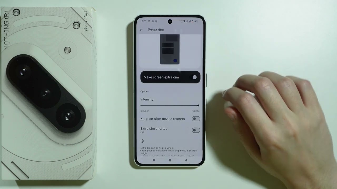 Nothing Phone 3a/3a Pro: How to Enable Extra Dim