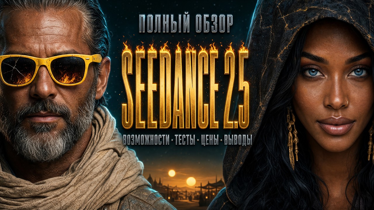 Seedance 2.5: ‼️ 50  референсов в одном промпте &mdash; это ⁉️работает? 😎Честный обзор новой  видео модели