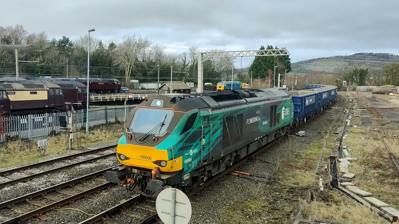 Direct Rail Services Aggregate Freight Move 68006 4C15 Carnforth 30/01/2026