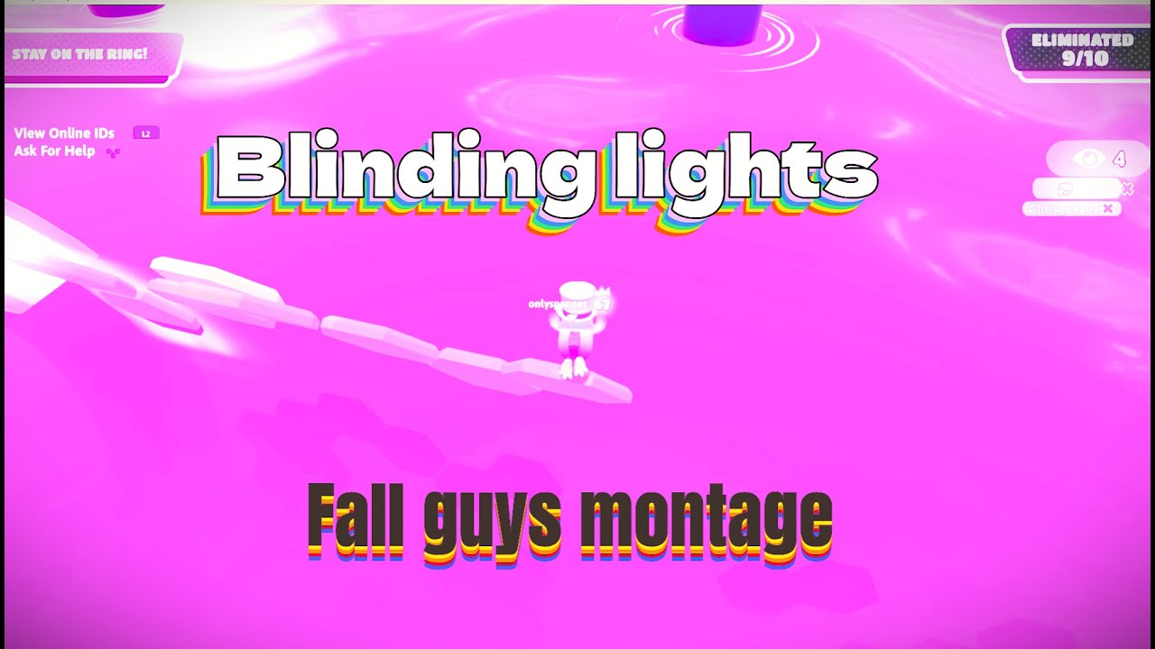 (Blinding lights) Fall Guys montage