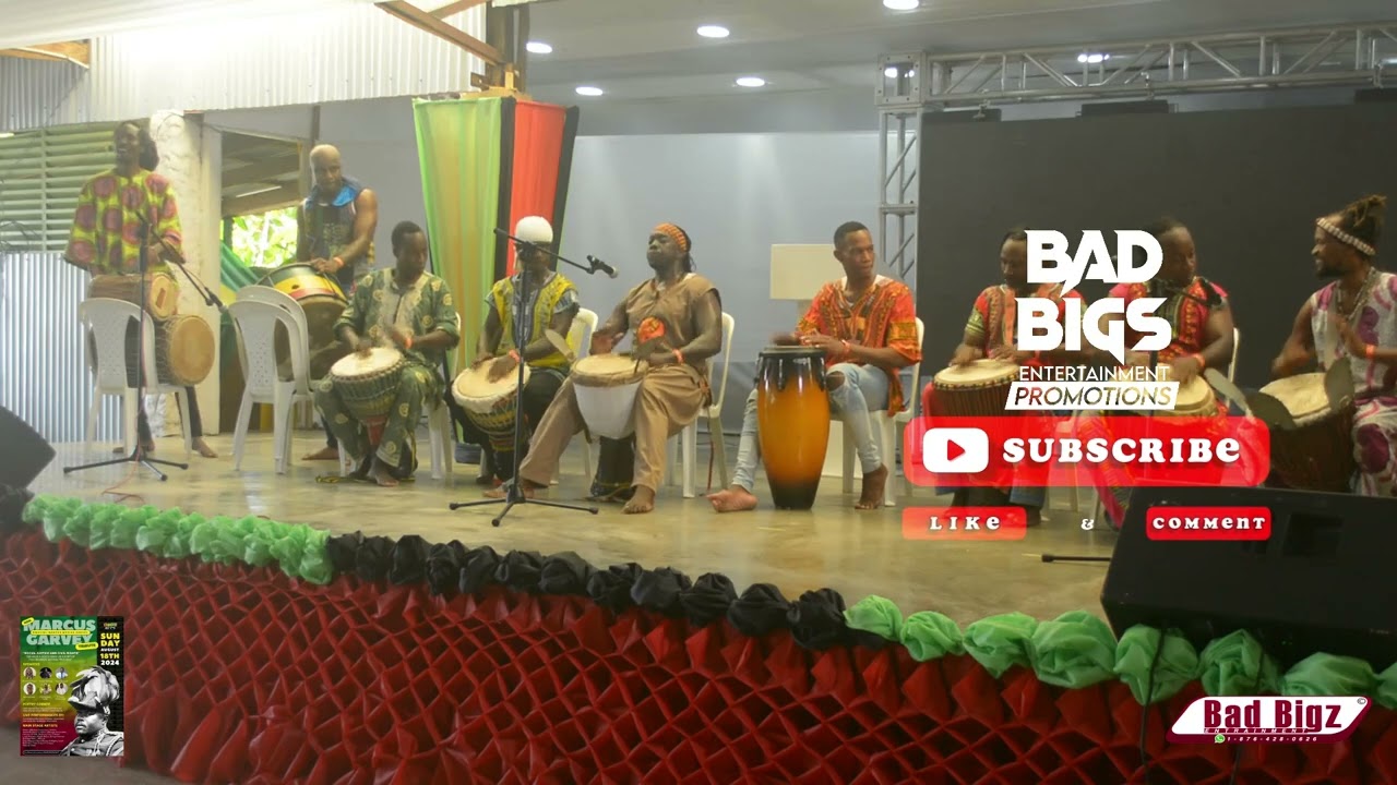 KINGSTON DRUMMERS  AT IRIE FM'S MARCUS GARVEY 32ND ANNUAL TRIBUTE AUG 18 2024