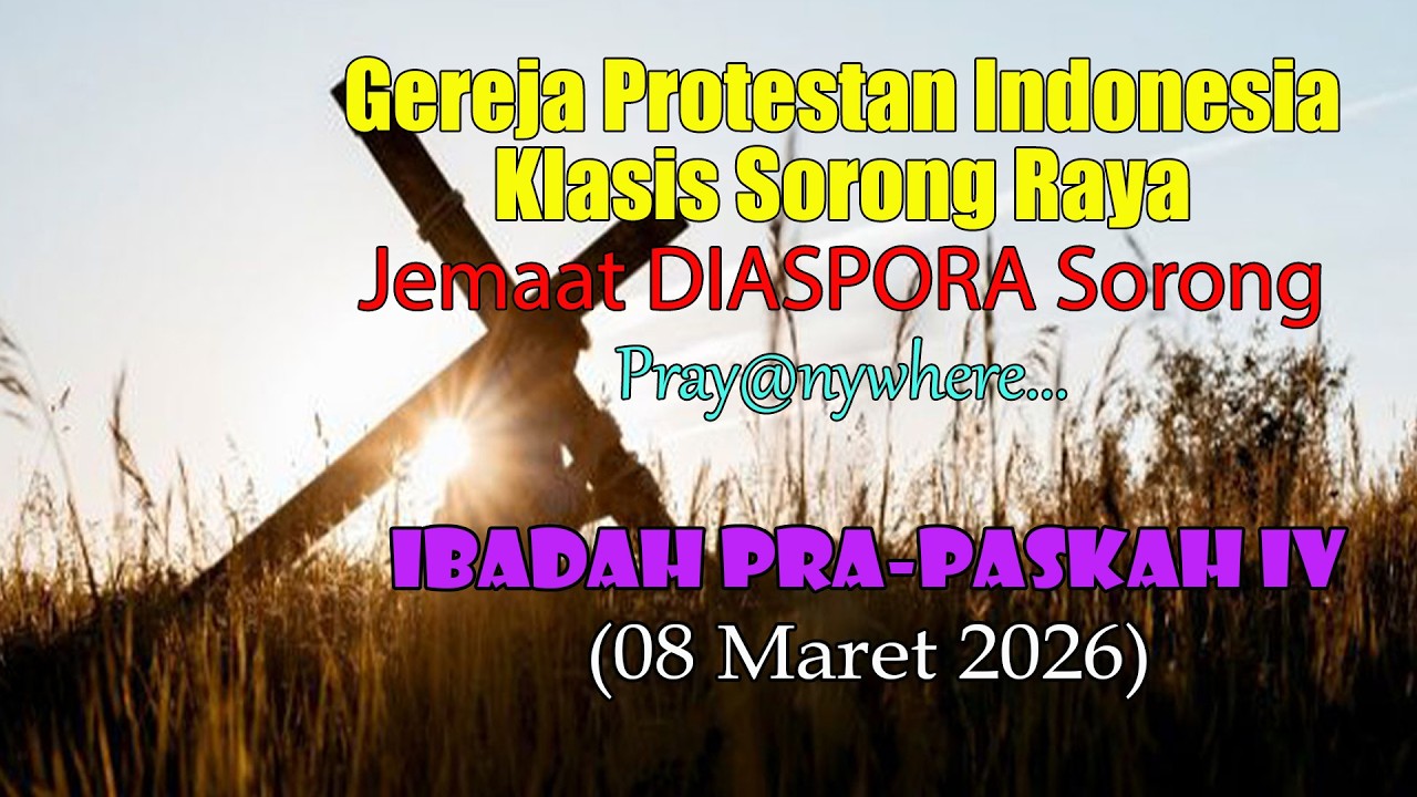 IBADAH SUBUH MINGGU PRA PASKAH IV (08 Maret 2026). Pelantikan Pengurus NAVIRI SION & PAW PERWATA...
