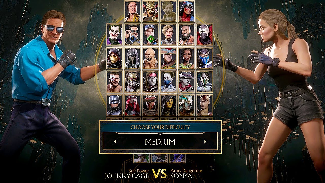 MORTAL KOMBAT 11 Linden Ashby Johnny Cage MK Movie Skin Gameplay MK11