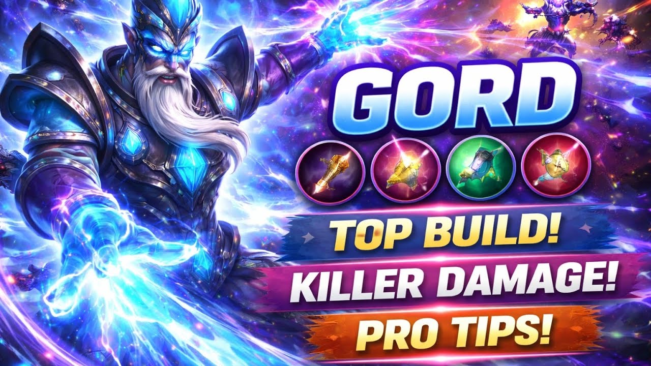 GORD BEST BUILD 2026 | BEST GAMEPLAY GORD 2026 | TOP 1 GLOBAL GORD | MOBILE LEGEND BANG BANG