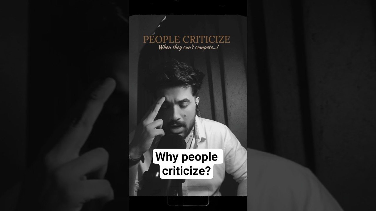 Why do people criticize? | @KhannaTalks | 