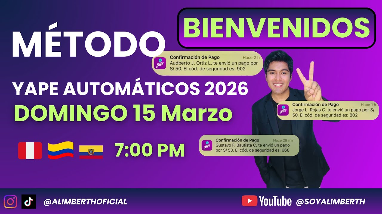 🟢 Evento: Genera con mi método Yapes en Automático en 2026