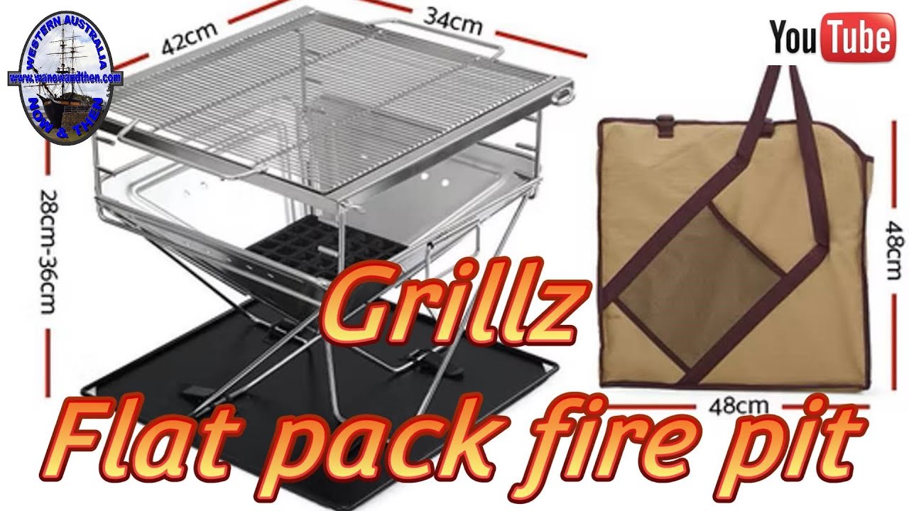 Grillz flat pack fire pit