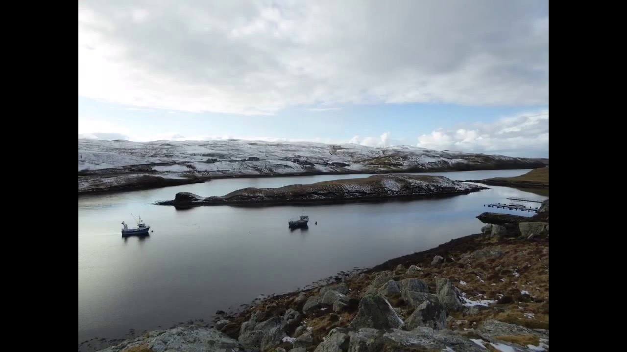 Muckle Roe Snow Scenery