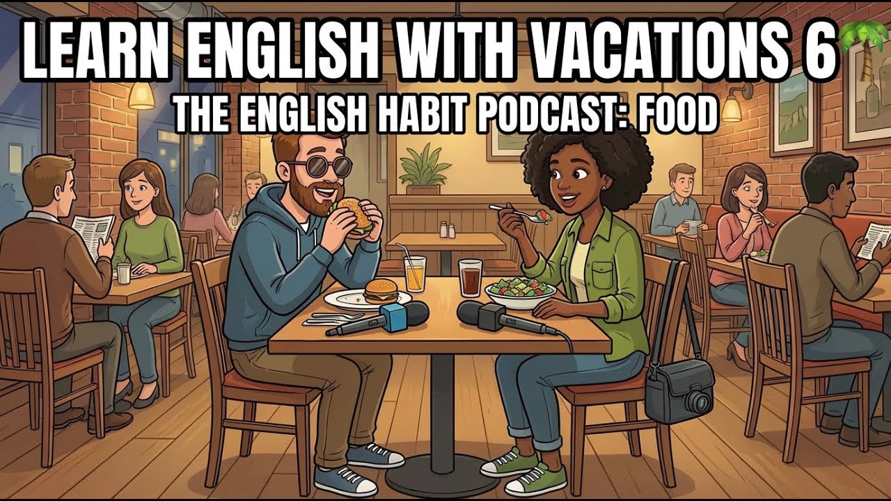 Learn English with Vacations 6 🌴 | The English Habit Podcast: food