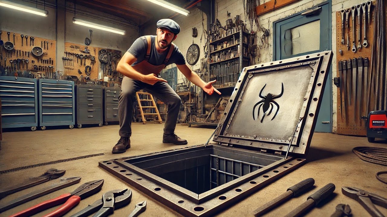 Projet de Folie : Une Trappe de Cave XXL en Métal ! 🔥  (Partie 1)
