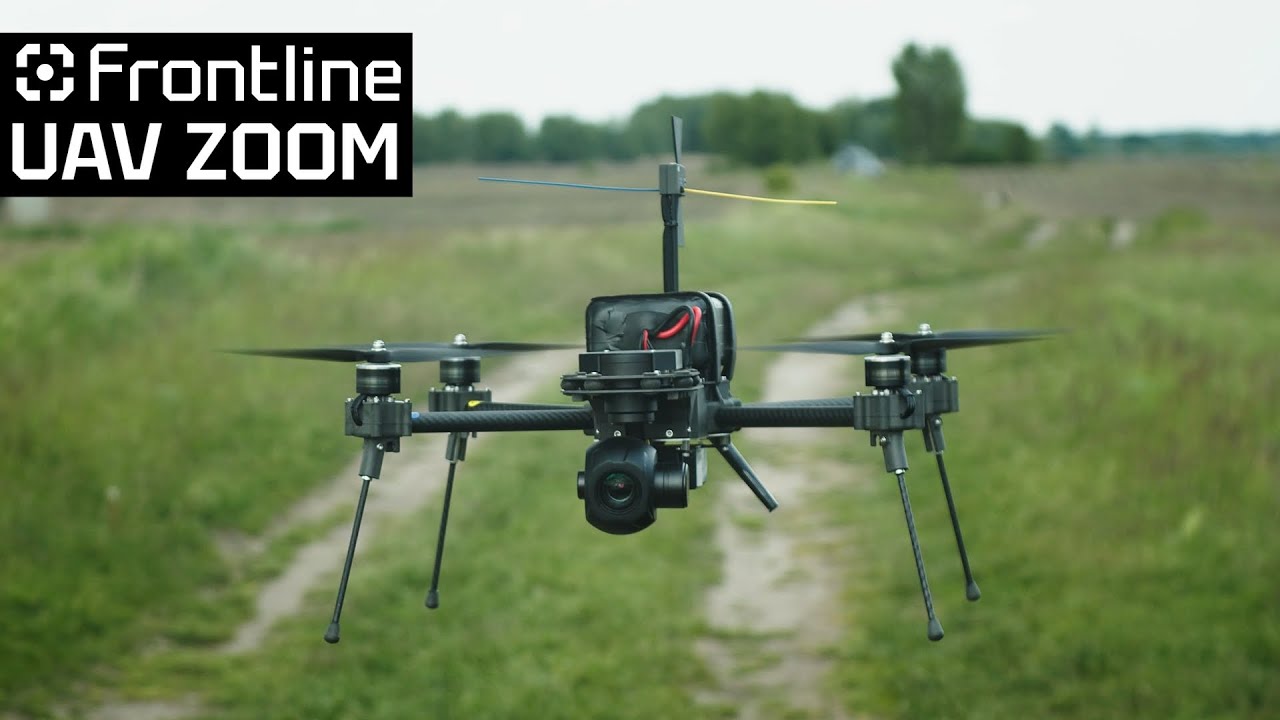 РЕБостійкий дрон-розвідник “Зум” з модулем візуальної навігації| frontline-robotics.tech