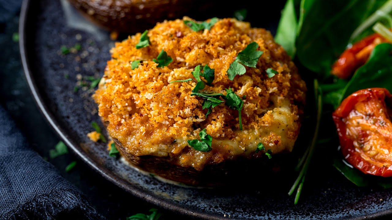 Delicious Cheesy Stuffed Mushrooms