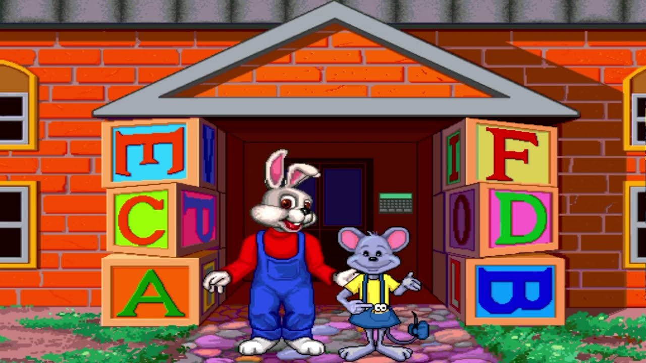 Reader Rabbit 1 PC Gameplay