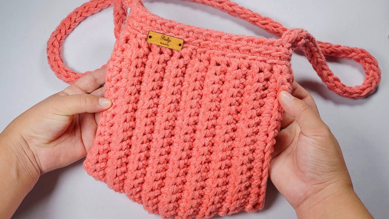 🌈Como Tejer Bolso Cartera a Crochet #8 (PARA EL DIARIO)😍