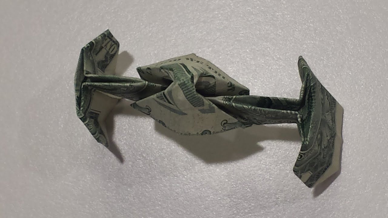 Star Wars TIE Fighter Tutorial - How to fold a Dollar Origami TIE Fighter