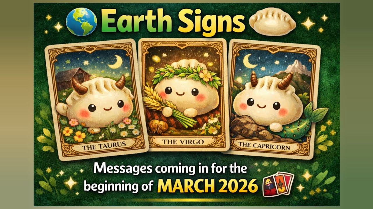 🌎 Earth Signs 🥟 &bull; Messages coming in for the beginning of MARCH 2026 🎴