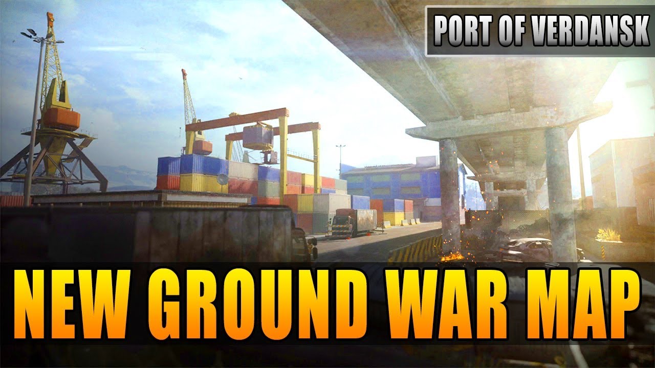 Modern Warfare: New Ground War Map (Port of Verdansk Early Gameplay)