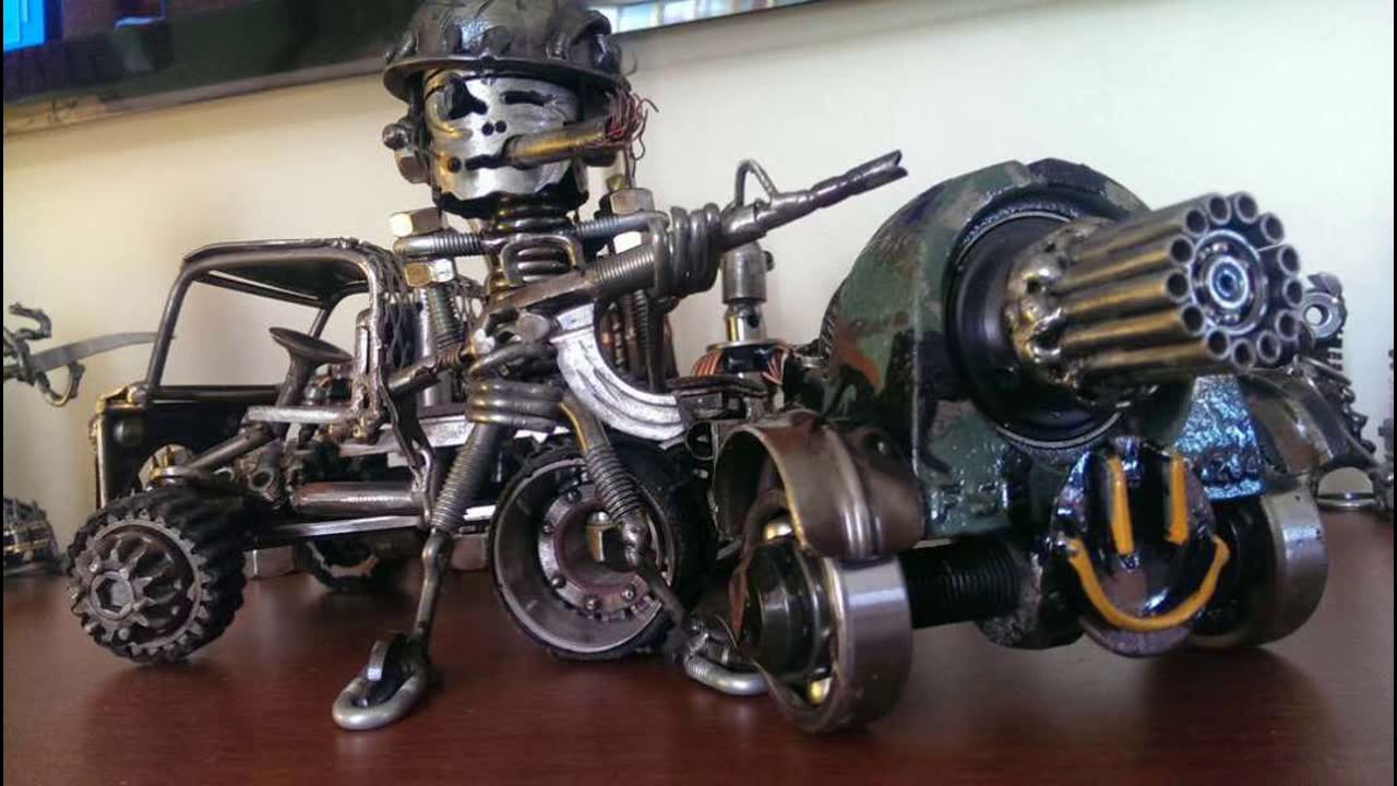 Супер скульптуры из металлолома\Super sculptures from scrap metal