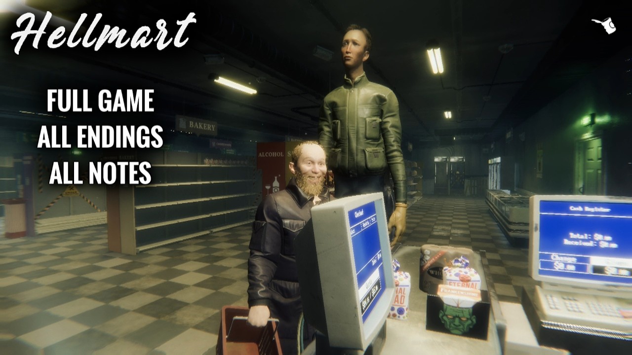 HELLMART | FULL GAME | ALL Notes | ALL ENDINDS