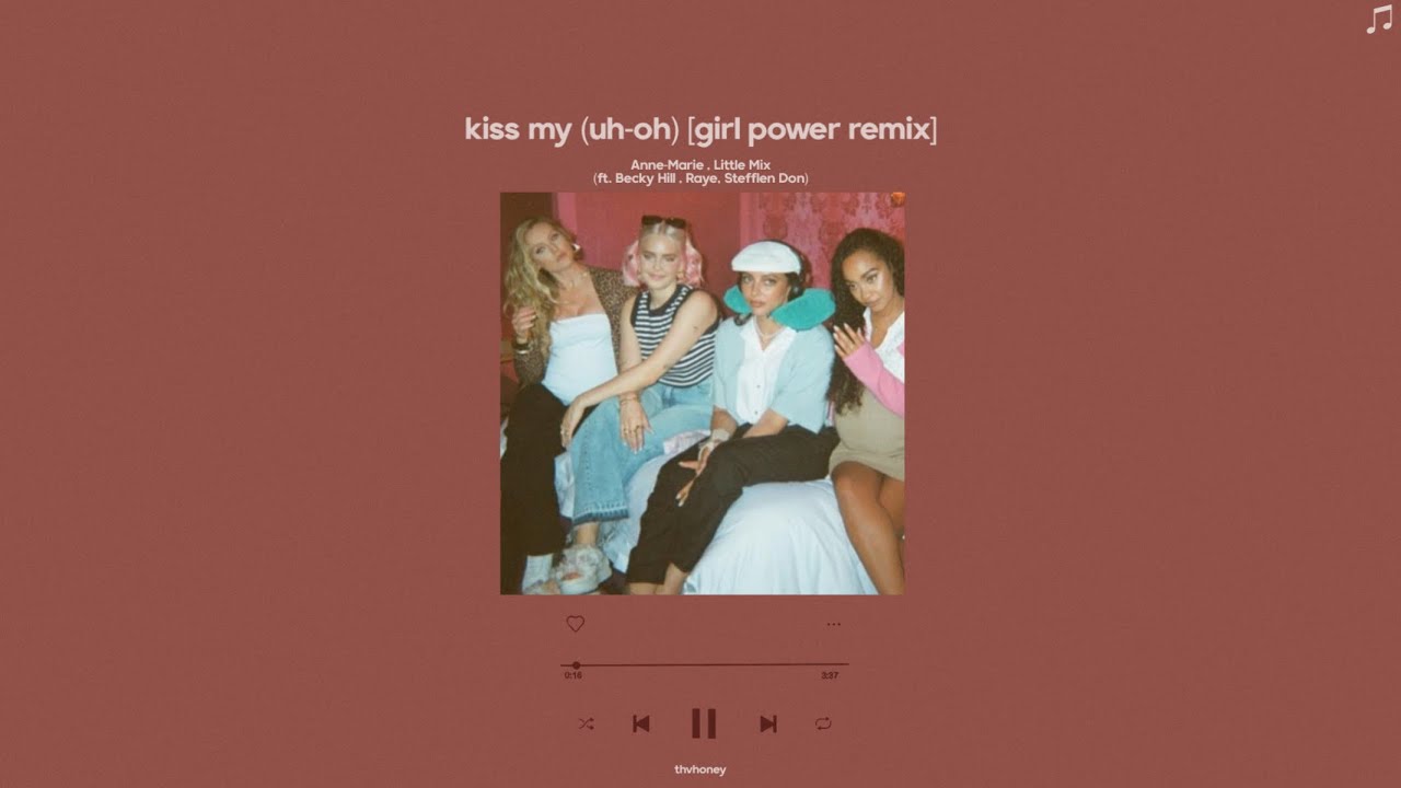 anne-marie & little mix - kiss my (uh-oh) [girl power remix] (sped up)