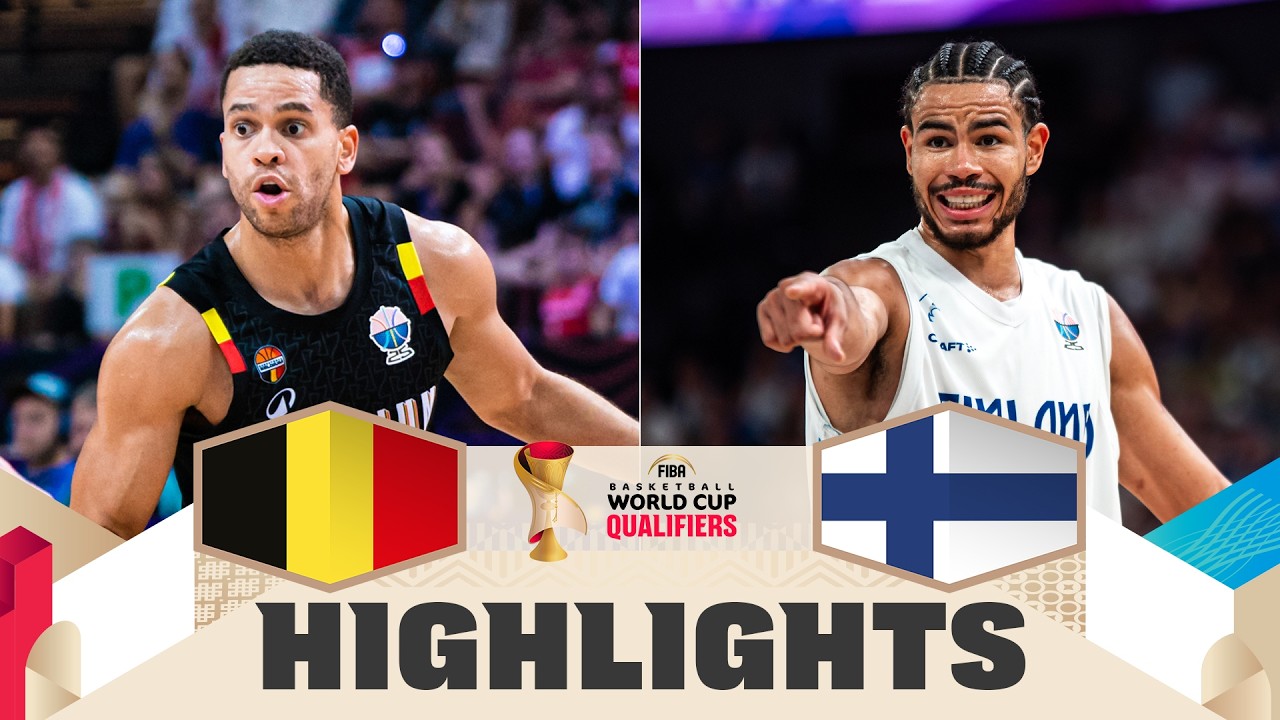 Belgium 🇧🇪 v Finland 🇫🇮 | Highlights | FIBA Basketball World Cup 2027 European Qualifiers