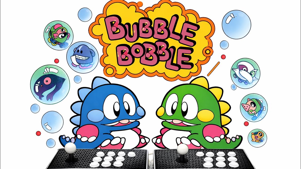 Bubble Bobble Arcade Game - Gameplay w/Pandora Platinum