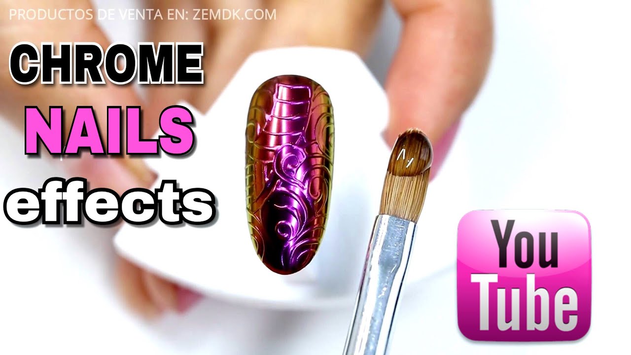 Clase #22 ESMALTADO SEMIPERMANENTE 💖 EFECTOS CHROME/ MULTICHROME DROPS/ PIGMENTOS DÚO CROMÁTICOS