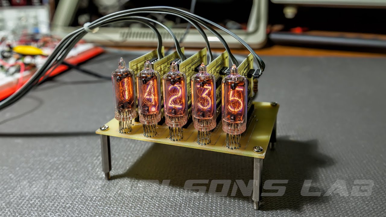 NIXIE Tube Programmable Frequency Display