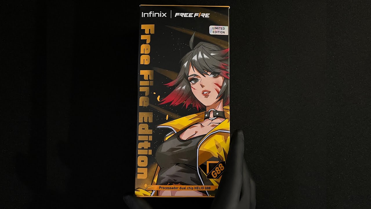 Unboxing & Gameplay Infinix Free Fire Edition | Free Fire & COD - ASMR