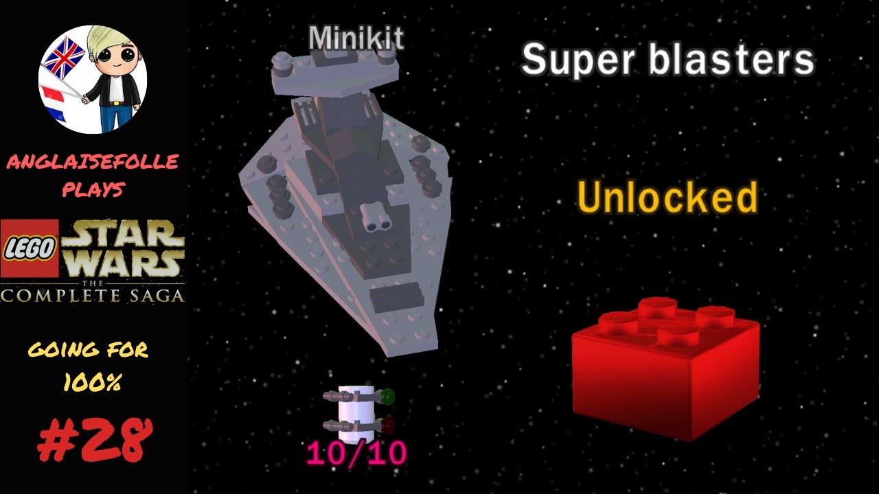 LEgo Star Wars Going for 100% part 28 SUPER BLASTER RED BRICK