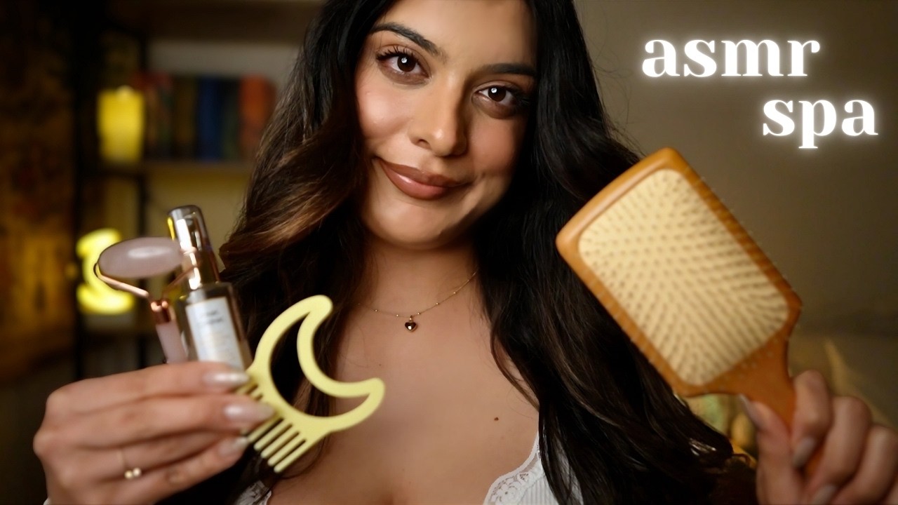 ASMR Spa Treatment 🧖‍♀️✨ Relaxing Massage, Skincare & Soft Whispers for Deep Sleep