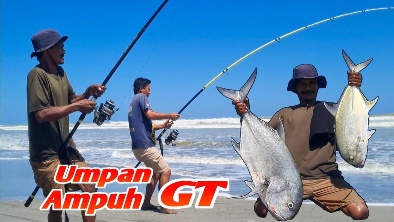 Umpan andalan langsung di sambar 2 ikan GT (Giant Trevally)