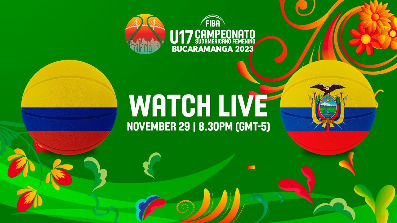 Colombia v Ecuador | Full Basketball Game | South American U17 Women's Championship 2023