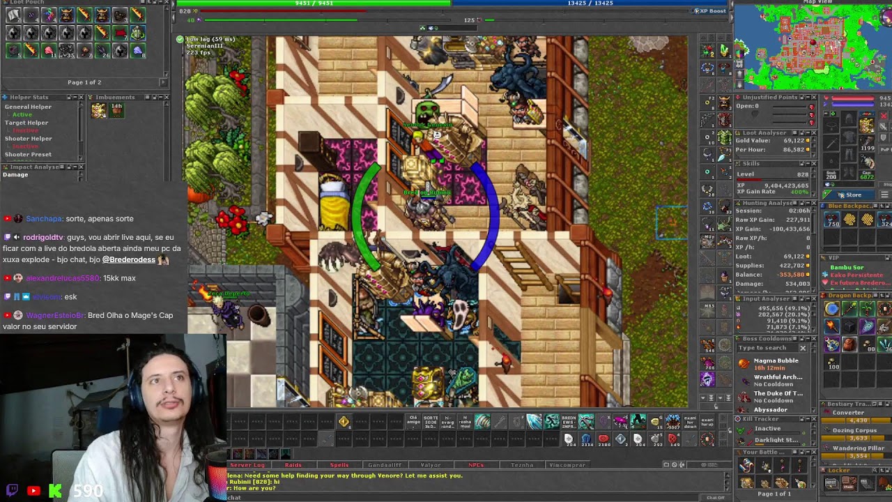 PAW NA DOMINANTE DE NON PVP!!! !RUBINOT !Balanceamento !CAIXINHA  !DRACOINS