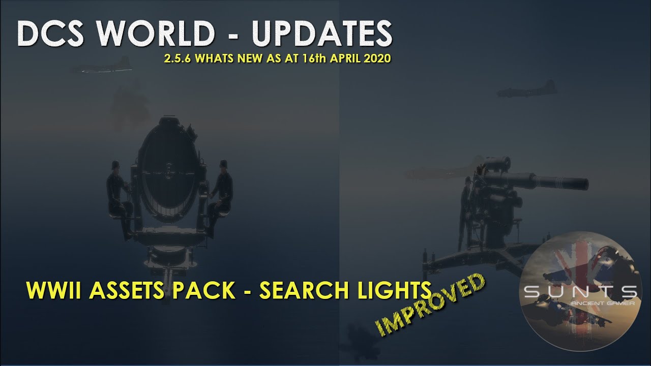 DCS WORLD - SEARCHLIGHTS IMPROVED