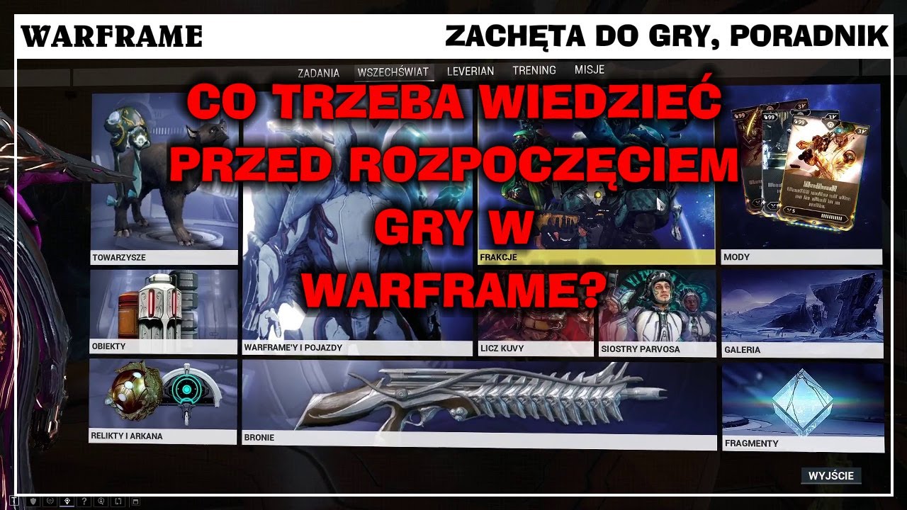 Warframe czyli gra w kt&oacute;rą warto zagrać. Obejrzyj ten film zanim zaczniesz grać.