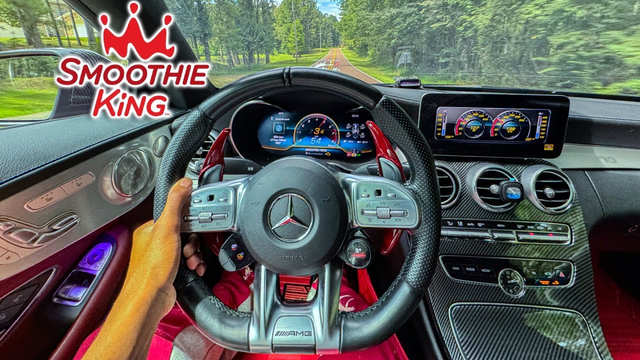 POV: Smoothie King Run in a Screaming AMG C43 😤🔥
